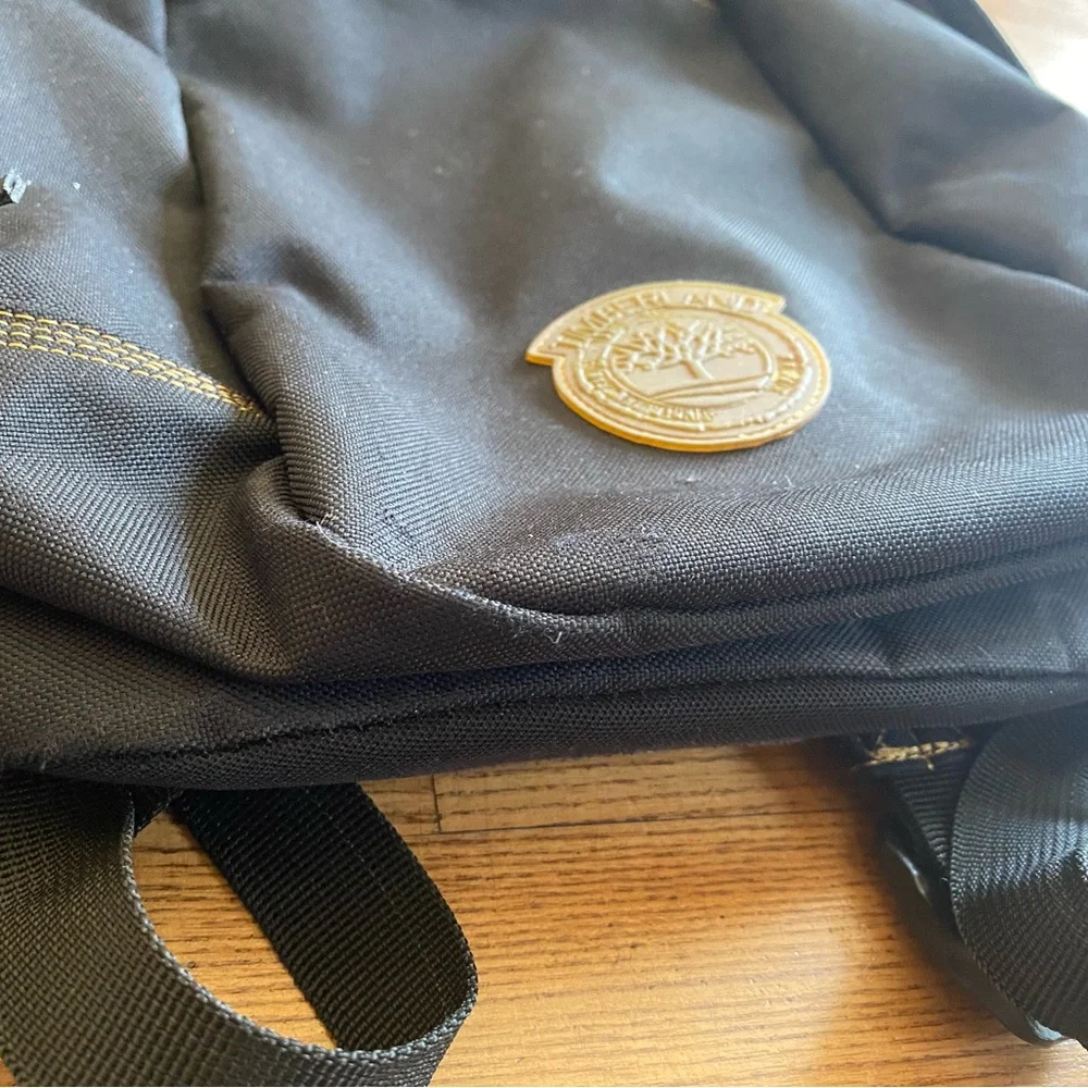 Vintage Timberland Black Backpack for Men great condition